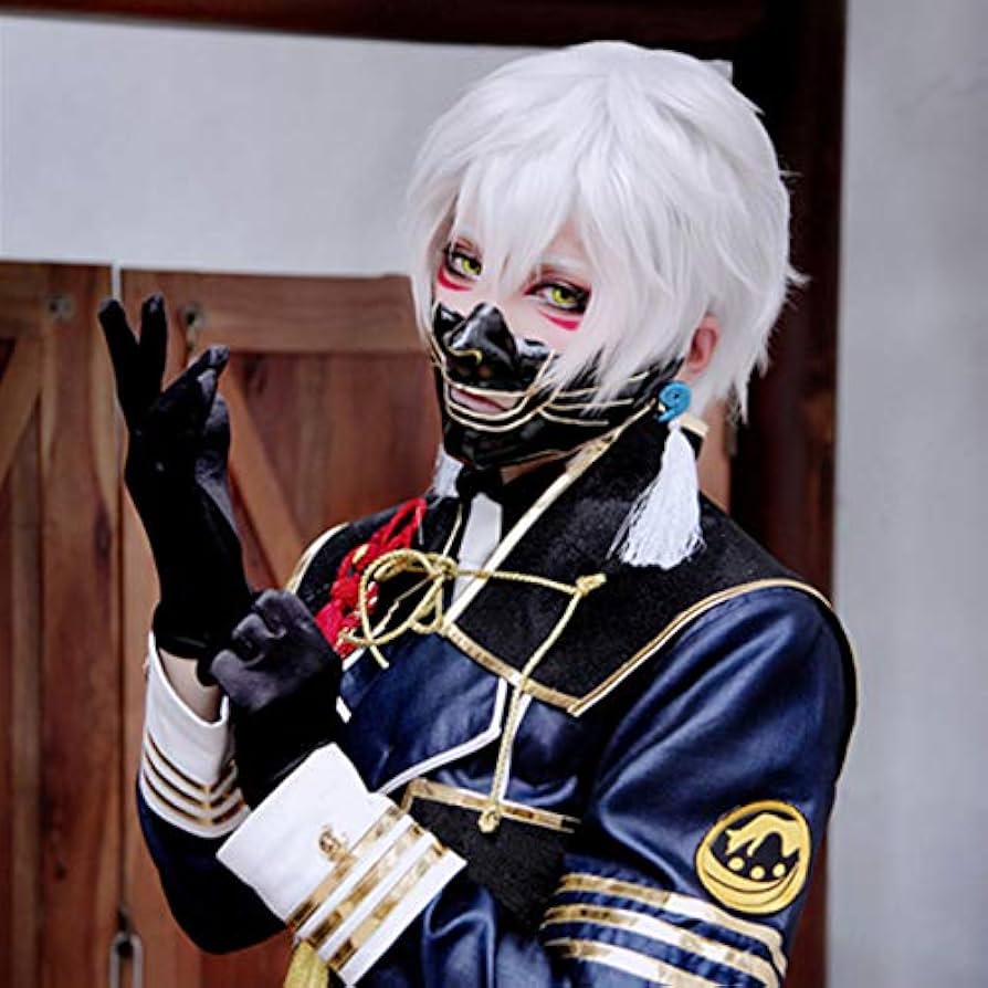 Amazon.co.jp: 刀剣乱舞 とうけんらんぶ 鳴狐 なきぎつね ウィッグ＋