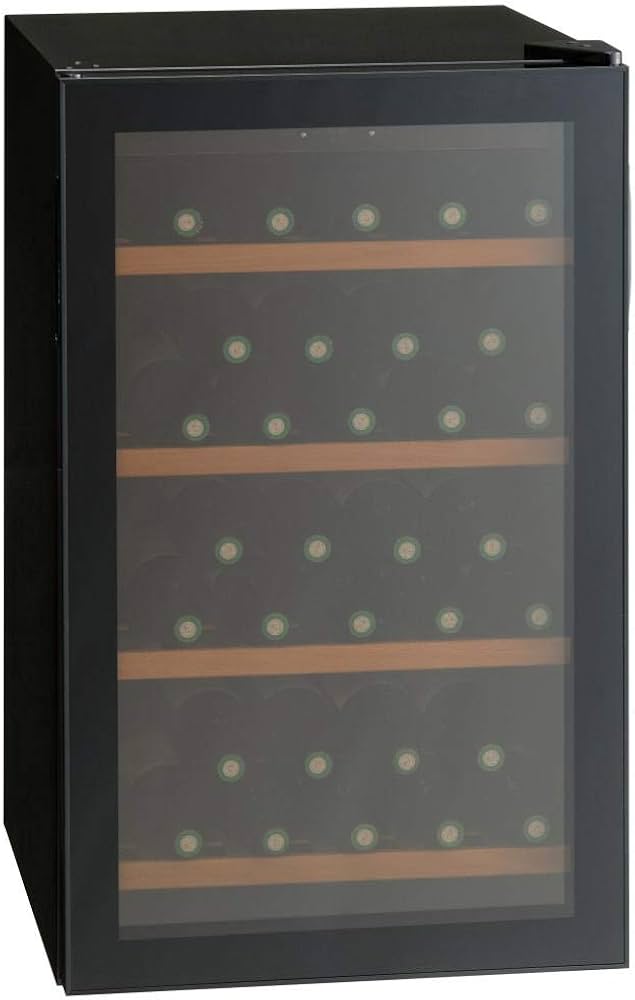 Amazon | 三ツ星貿易 ワインクーラー 110L 32本収納 ブラック MB-6110C