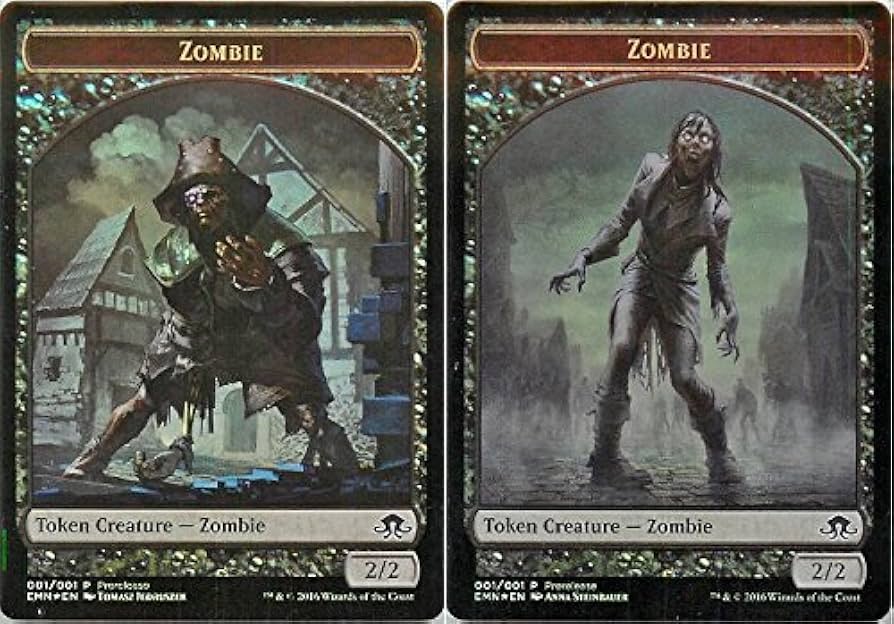 Amazon.co.jp: マジックザギャザリング MTG トークン 英語版 ゾンビ