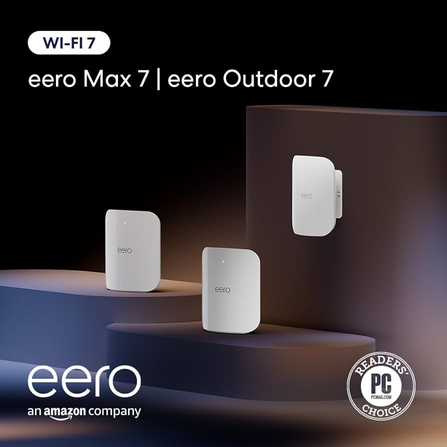 Amazon.com: Amazon eero Max 7 (2-pack) with Amazon eero Outdoor 7