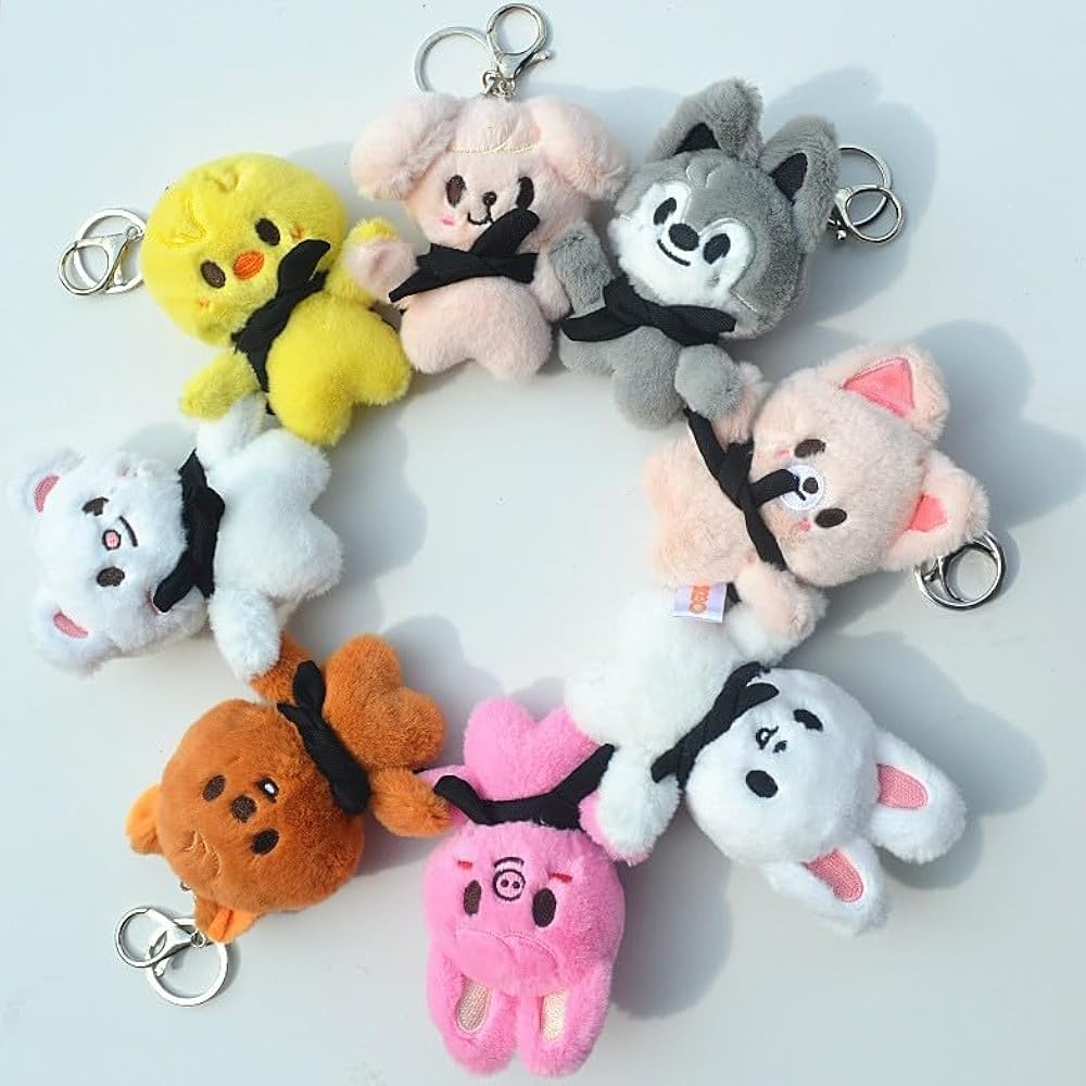 SKZ Plush Keychain STAY mini Keyring with Magnetic 10 cm stray