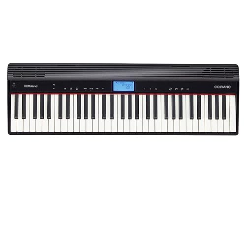 Amazon.com: Roland GO:PIANO 61 鍵可攜式數位鋼琴鍵盤,附內建藍牙喇叭