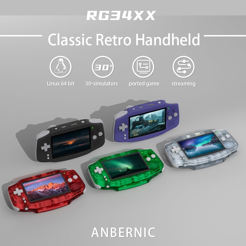 Amazon.com: RG34XX Retro Handheld Game Console, 3.4 Inch IPS