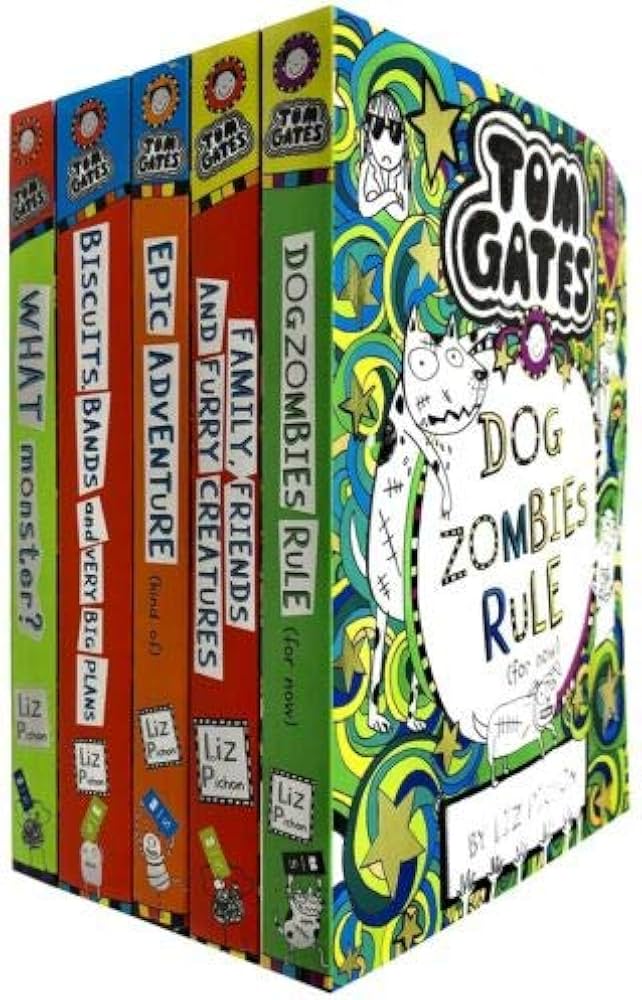 Tom Gates Series 3 Liz Pichon Collection 11 - 15 Books Set (Tom