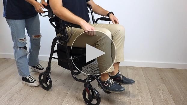 Amazon | KMINA - 歩行器 高齢者用 室内・室外兼用 介護用 多機能椅子