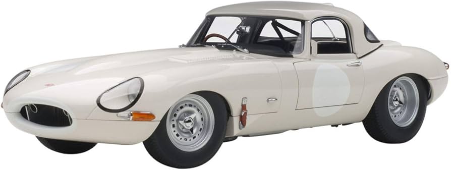 Amazon | AUTOart 1/18 ジャガー ライトウェイト Eタイプ ホワイト
