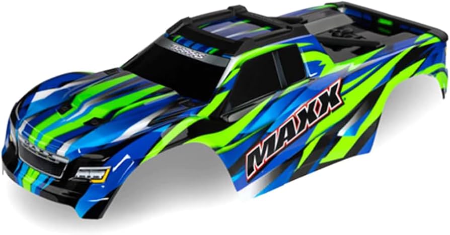 Amazon.com: Traxxas WideMaxx Pre-Painted Truck Body (Green) : Toys