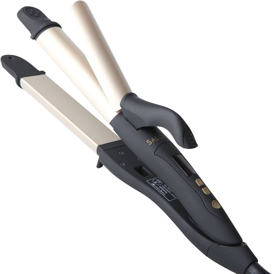 Amazon | SALONIA サロニア 2WAYストレート&カールヘアアイロン 32mm