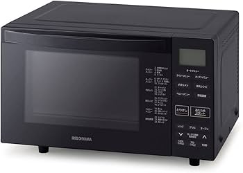 Amazon.co.jp: Iris Ohyama KMO-F1810-B Oven Microwave 6.3 gal (18 L