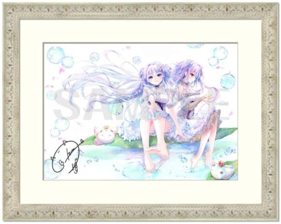 Amazon.co.jp: 和泉つばす直筆サイン入り 高精細複製原画 豪華額装