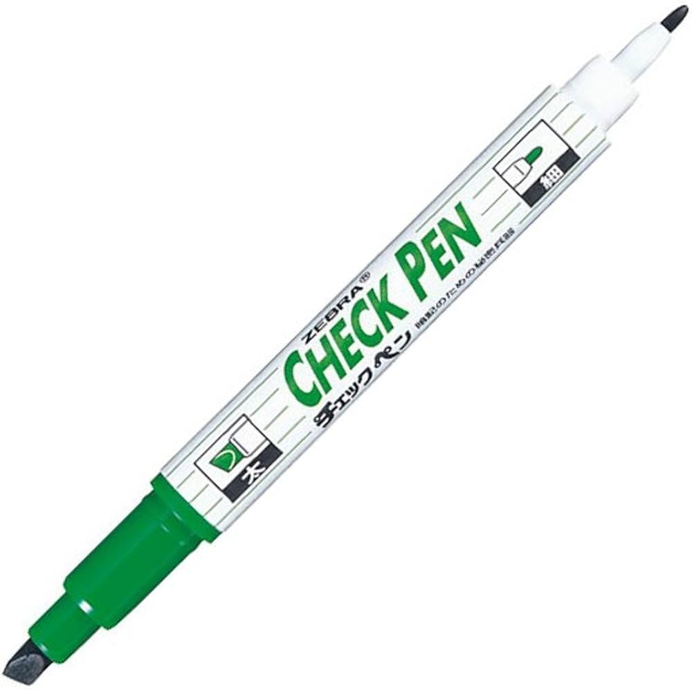 Amazon.co.jp: ゼブラ 暗記用 チェックペン 緑 10本 B-MW-151-CK-G