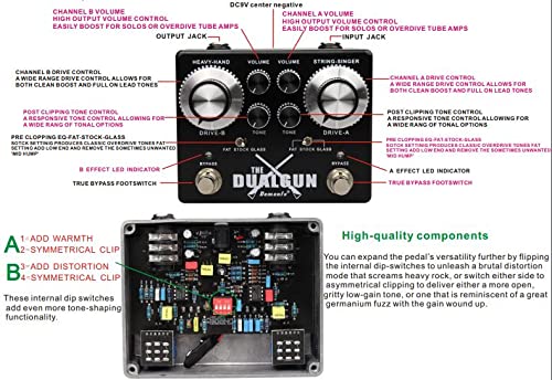 Amazon.com: Demonfx Dual Gun 2 Channel Blues/Rock Overdrive