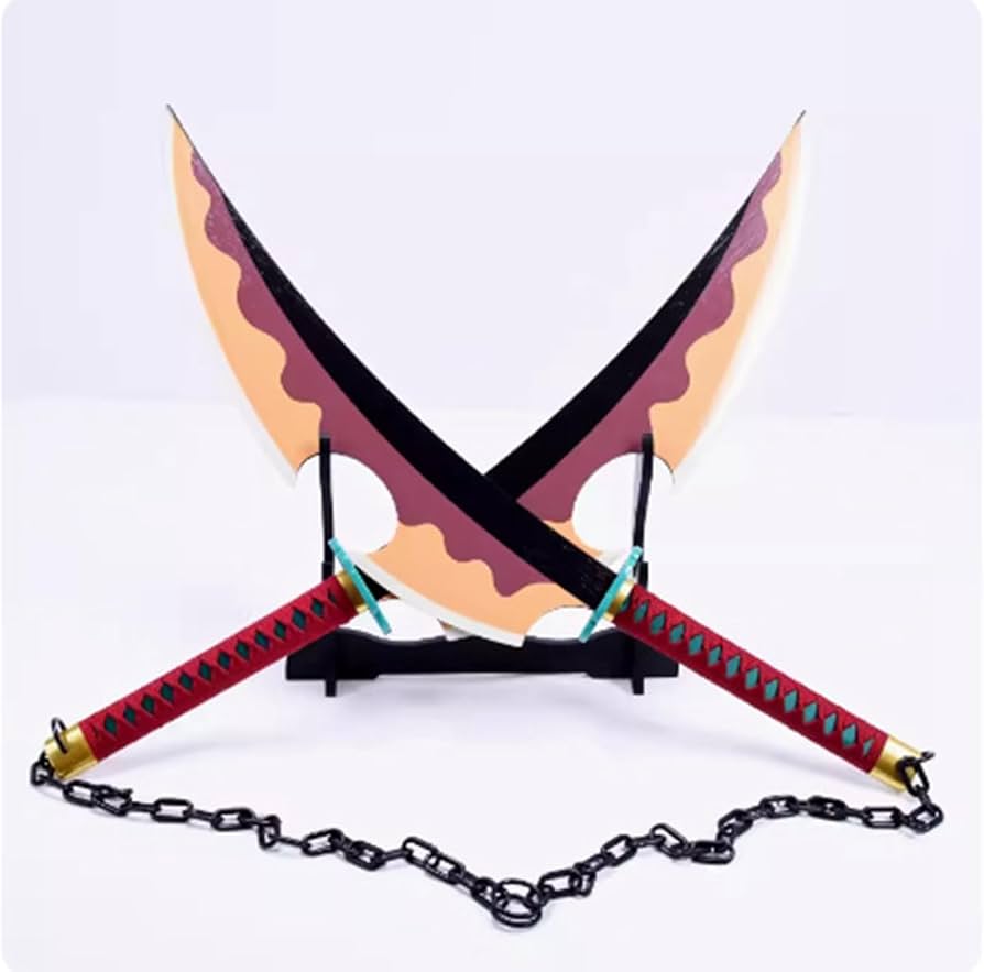 Amazon.co.jp: 鬼滅の刃 コスプレ道具 宇髄天元 日輪刀 武器 模造刀