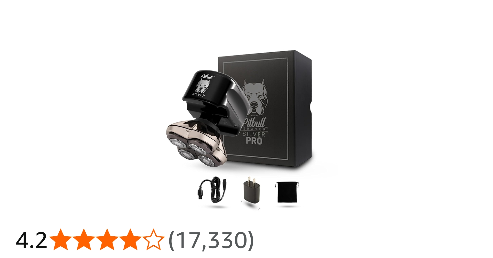 Amazon | 【正規代理店 保証付】 (黒ポーチなし) Skull Shaver Pitbull
