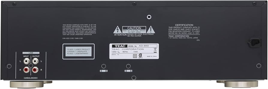 TEAC AD-850 カセットデッキ/CDプレーヤー （西やん 専用） TEAC AD