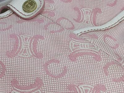 Amazon | セリーヌ ハンドバッグ リリーライン マカダム柄 ピンク