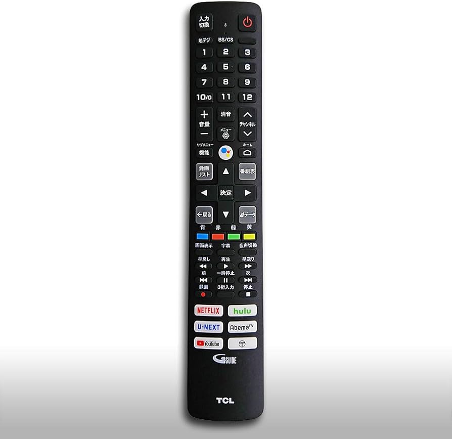 Amazon | テレビリモコン TCL 純正品 RC610JJR1 スマートテレビ用