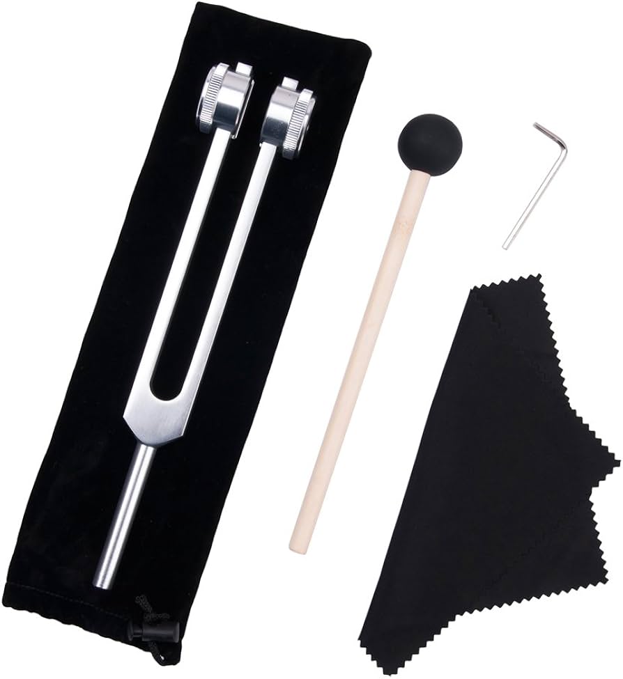 Amazon.co.jp: QIYUN 音叉 f = 128Hz ヒーリング 癒し 銀色 おんさ