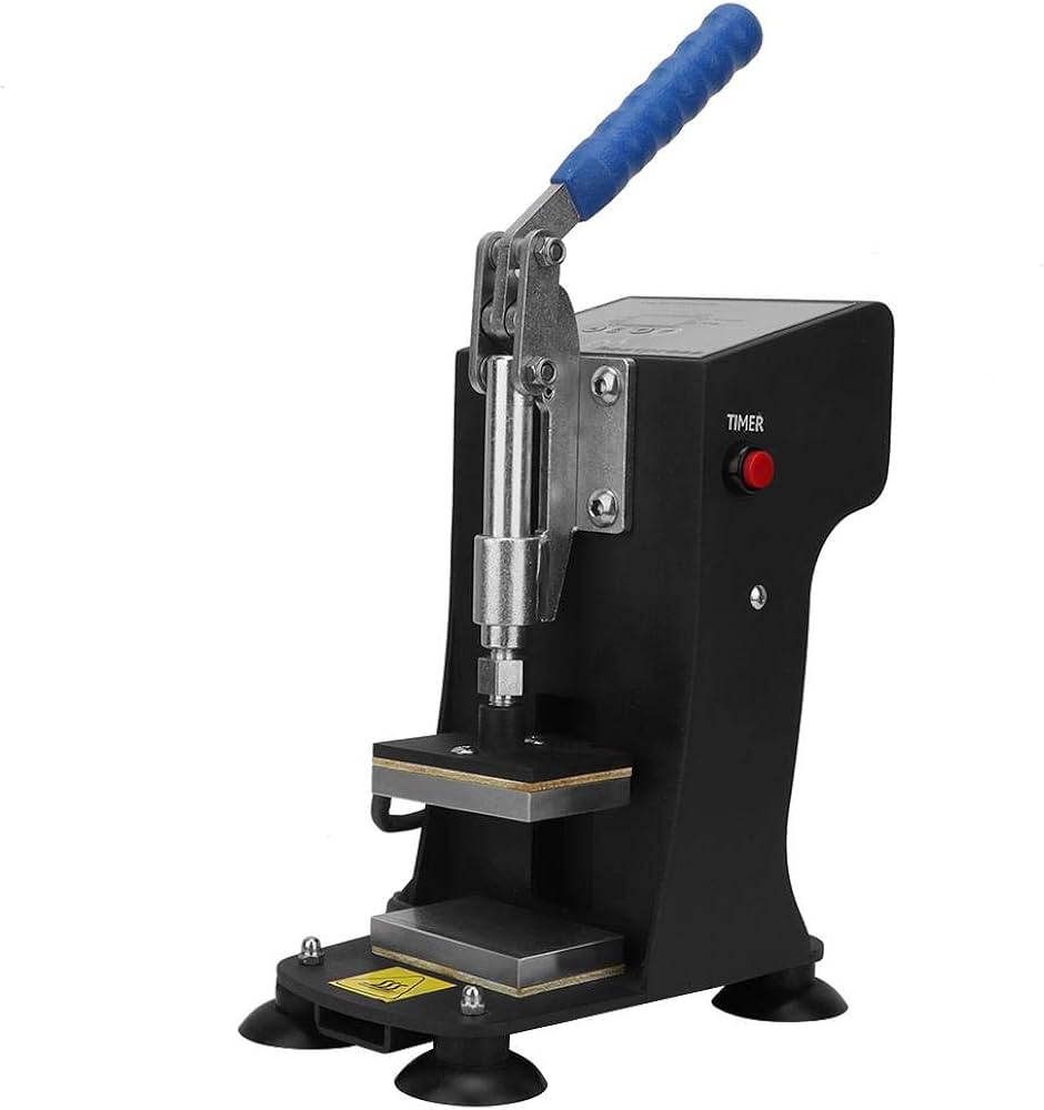 Amazon | 熱プレス機、ミニポータブルマニュアルデュアルアルミニウム