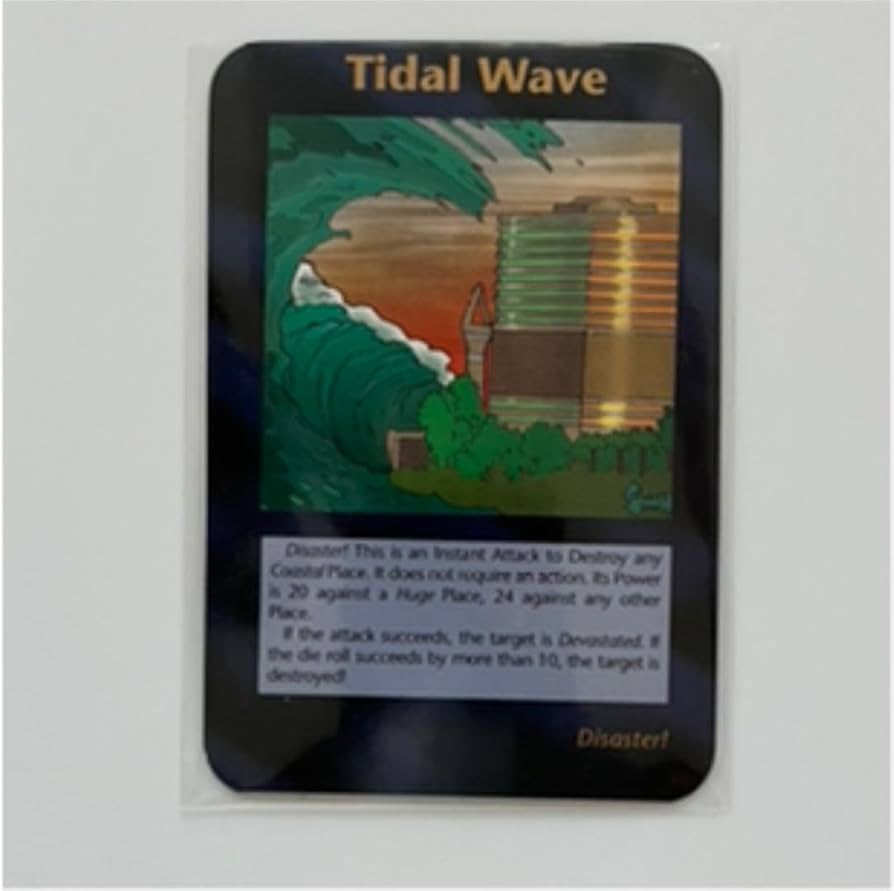 Amazon.co.jp: 初期版 イルミナティカード Tidal Wave 津波 : おもちゃ