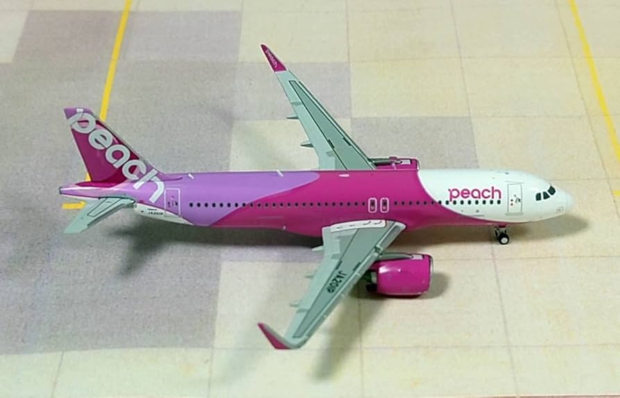 航空機・ヘリコプター Jfox 1/200 Peach Aviation A320neo JA206P JFOX