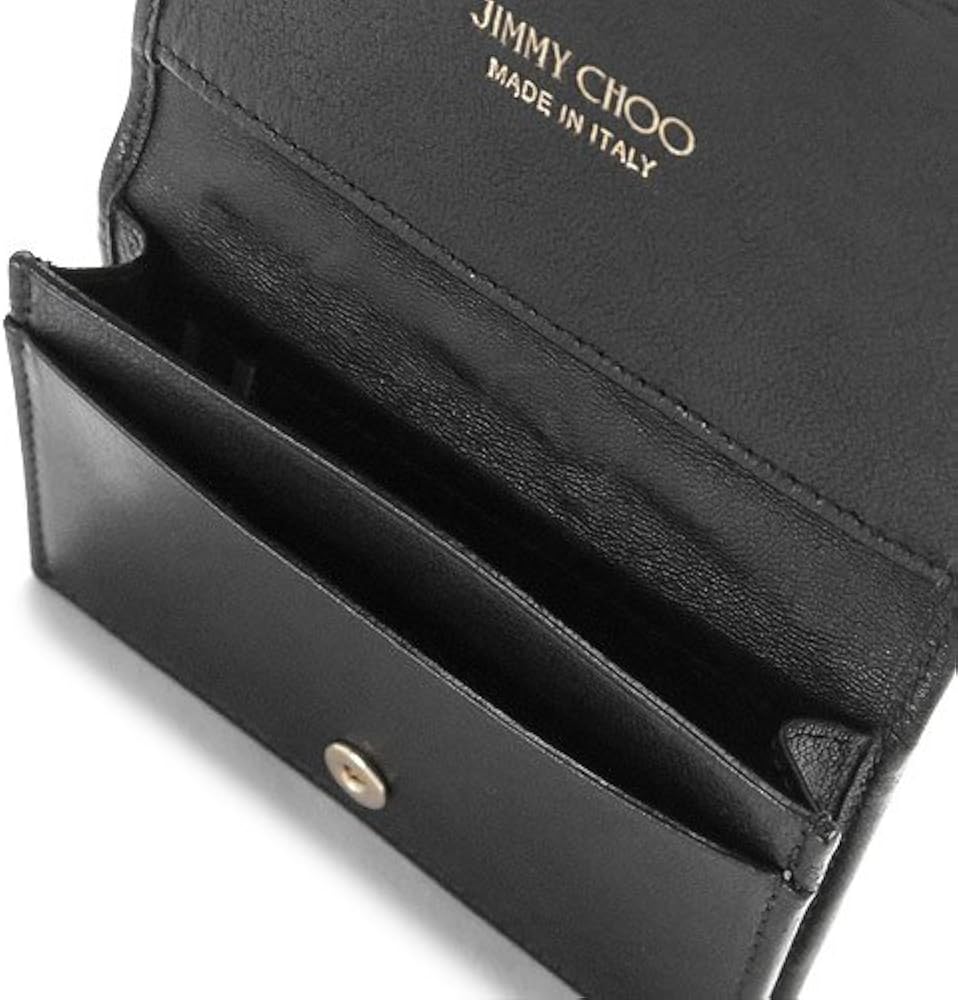 Amazon | (ジミーチュウ)JIMMY CHOO カードケース NELLO LTR BLACK