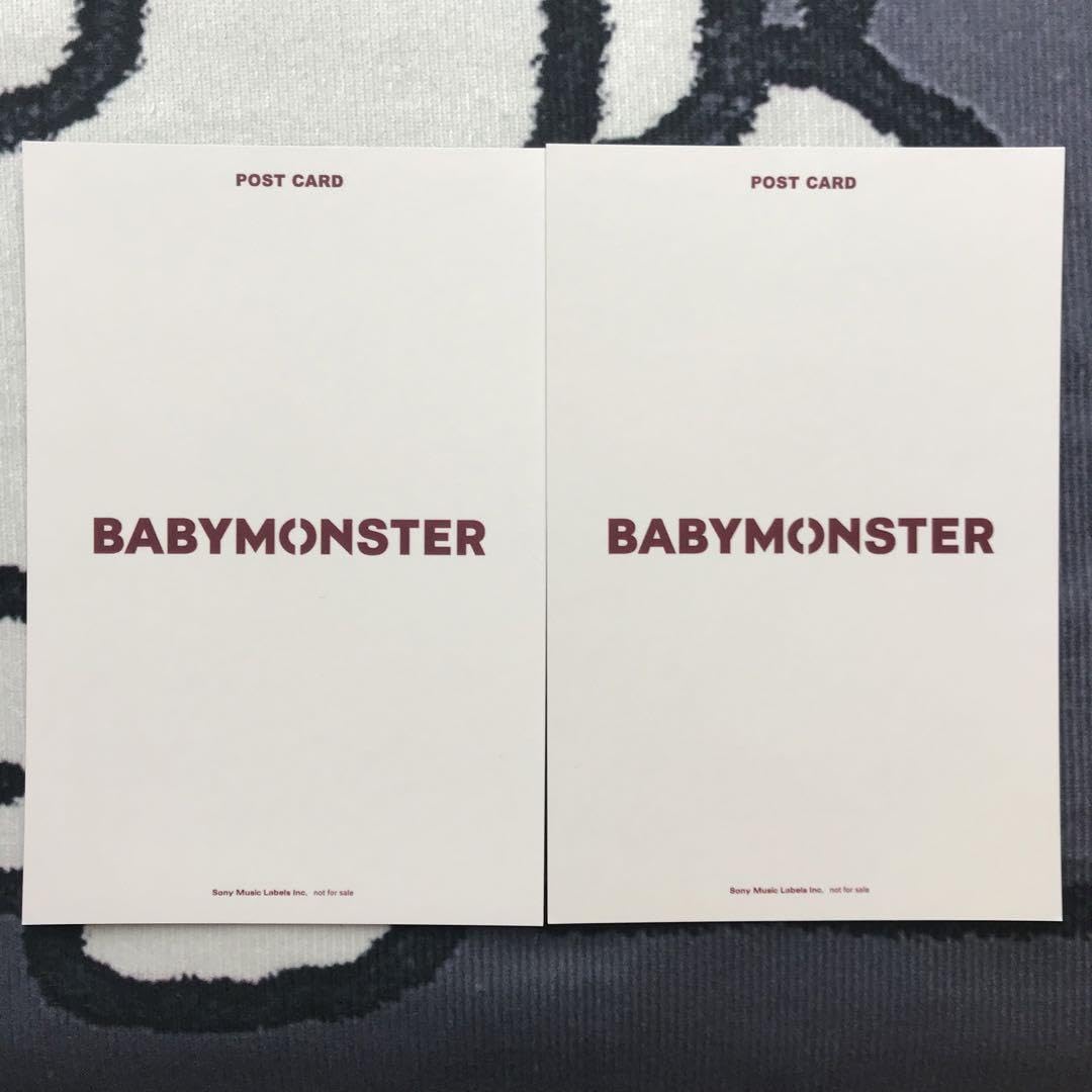 Amazon.co.jp: BABYMONSTER パリタ ベビモン B賞 ポストカード 2枚