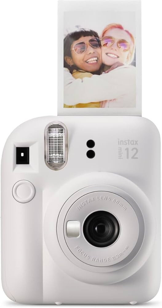 Amazon | 富士フイルム Instax Mini 12 インスタントカメラ - クレイ
