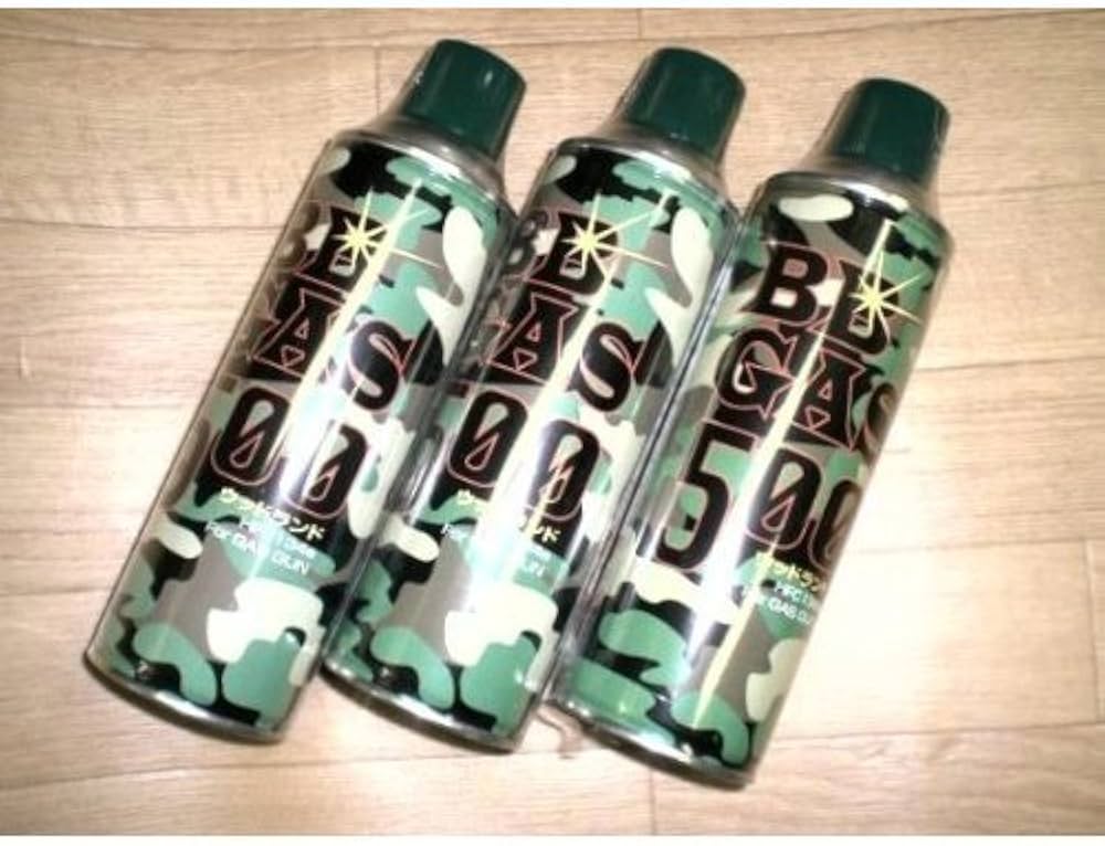 Amazon.co.jp: ウッドランド BB GAS 500g ガスガン専用ガス HFC134a 3