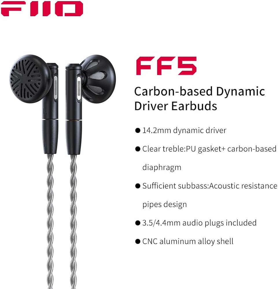 Amazon.co.jp: FiiO FF5 カーボンベースのダイナミックドライバー