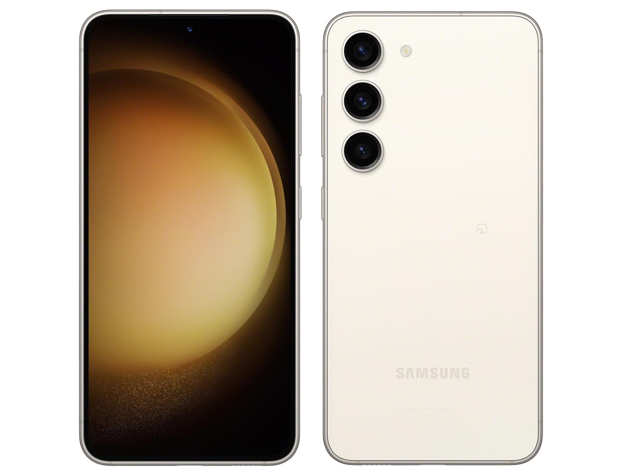 Amazon | 【整備済み品】au版 Galaxy S23 SCG19 クリーム