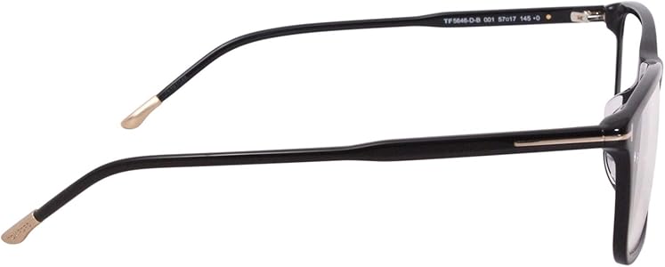 Amazon.com: Tom Ford FT5646 TF 5646 BLACK RECTANGULAR GLASSES