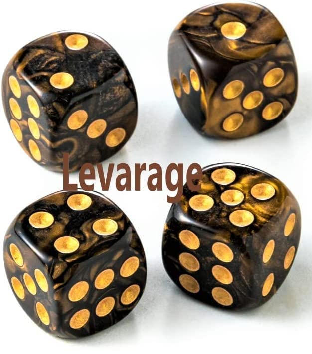 Amazon | Levarage 0022 サイコロ マーブル茶 4個組 dice さいころ