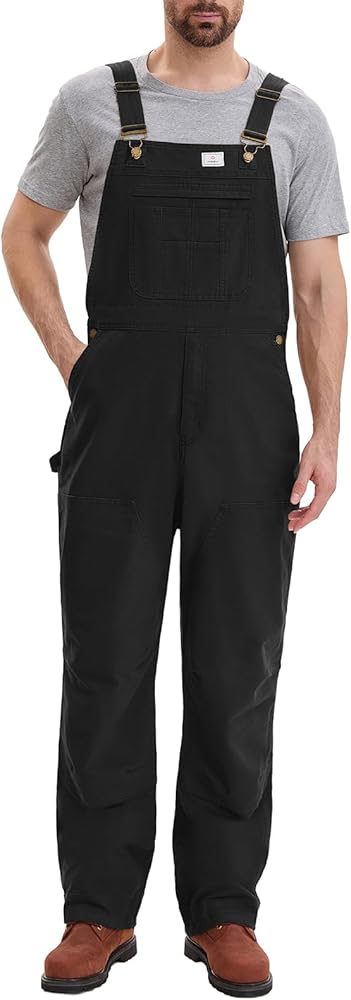 Amazon.com: HISEA Flex Canvas Overalls for Men, Bib Work Double