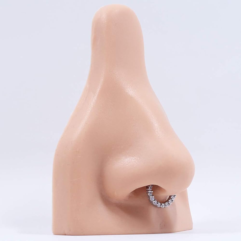 Amazon.com: FANSING 16G Septum Clicker Surgical Steel D Shaped