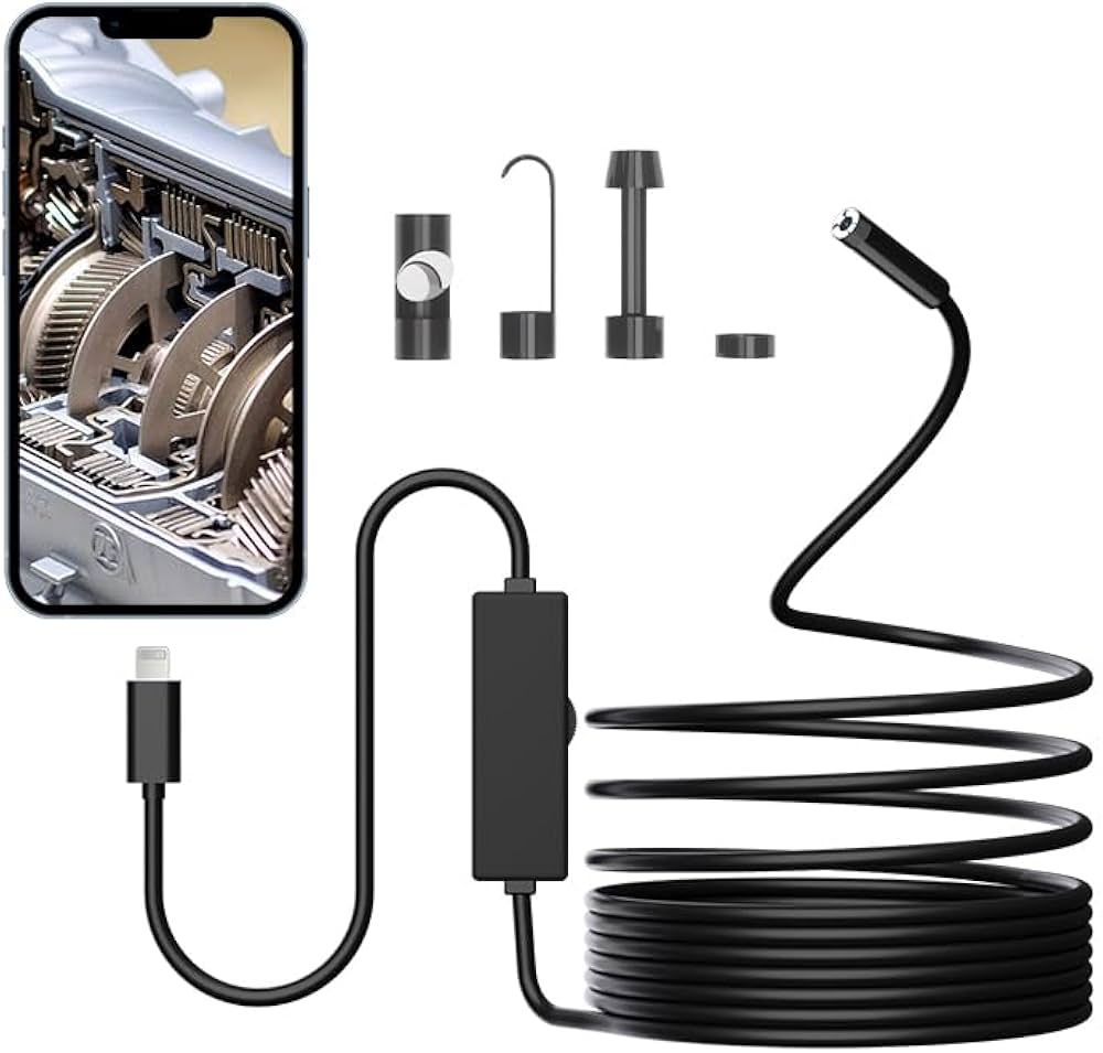 Amazon | Dearsee ファイバースコープ 内視鏡カメラ 1920P HD iPhone用