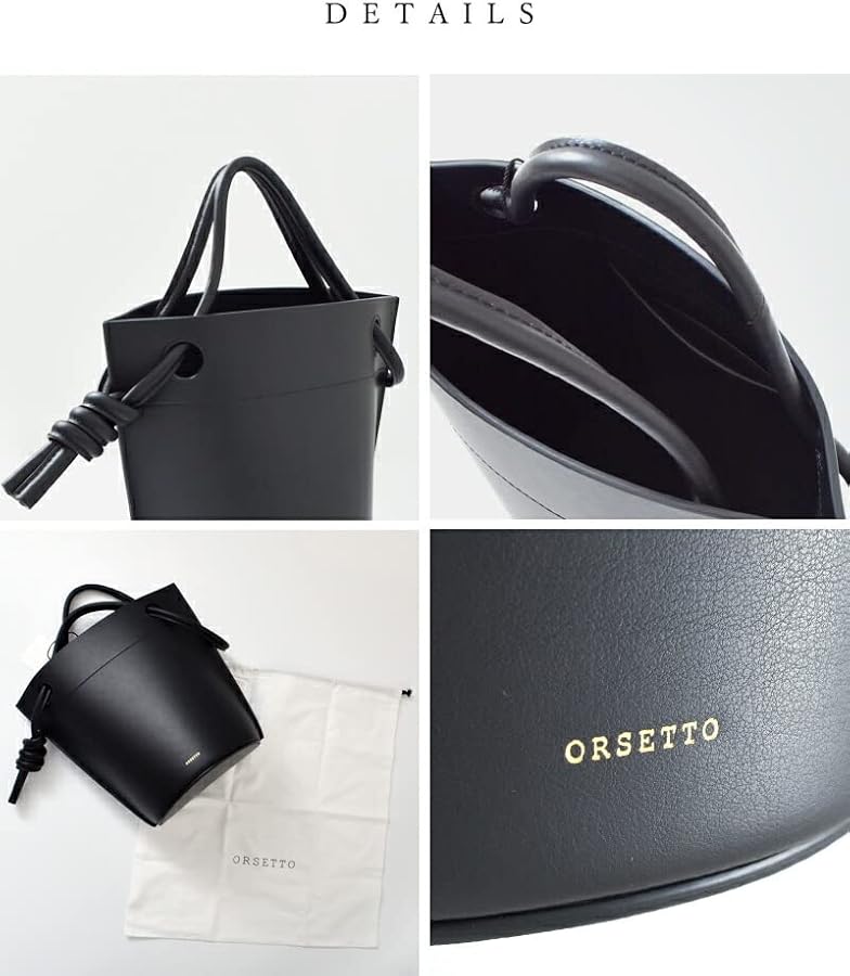 Amazon | [オルセット] カウレザー バケツ バッグ “CORDA” one