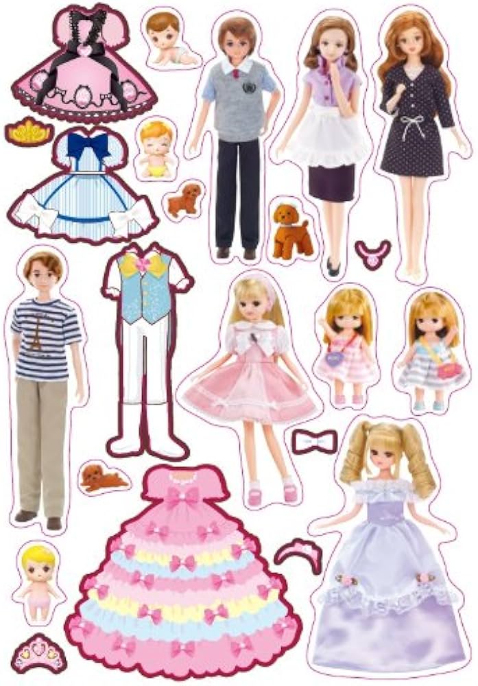 Amazon.co.jp: リカちゃんハウス ドリームセット マグネットBOOK