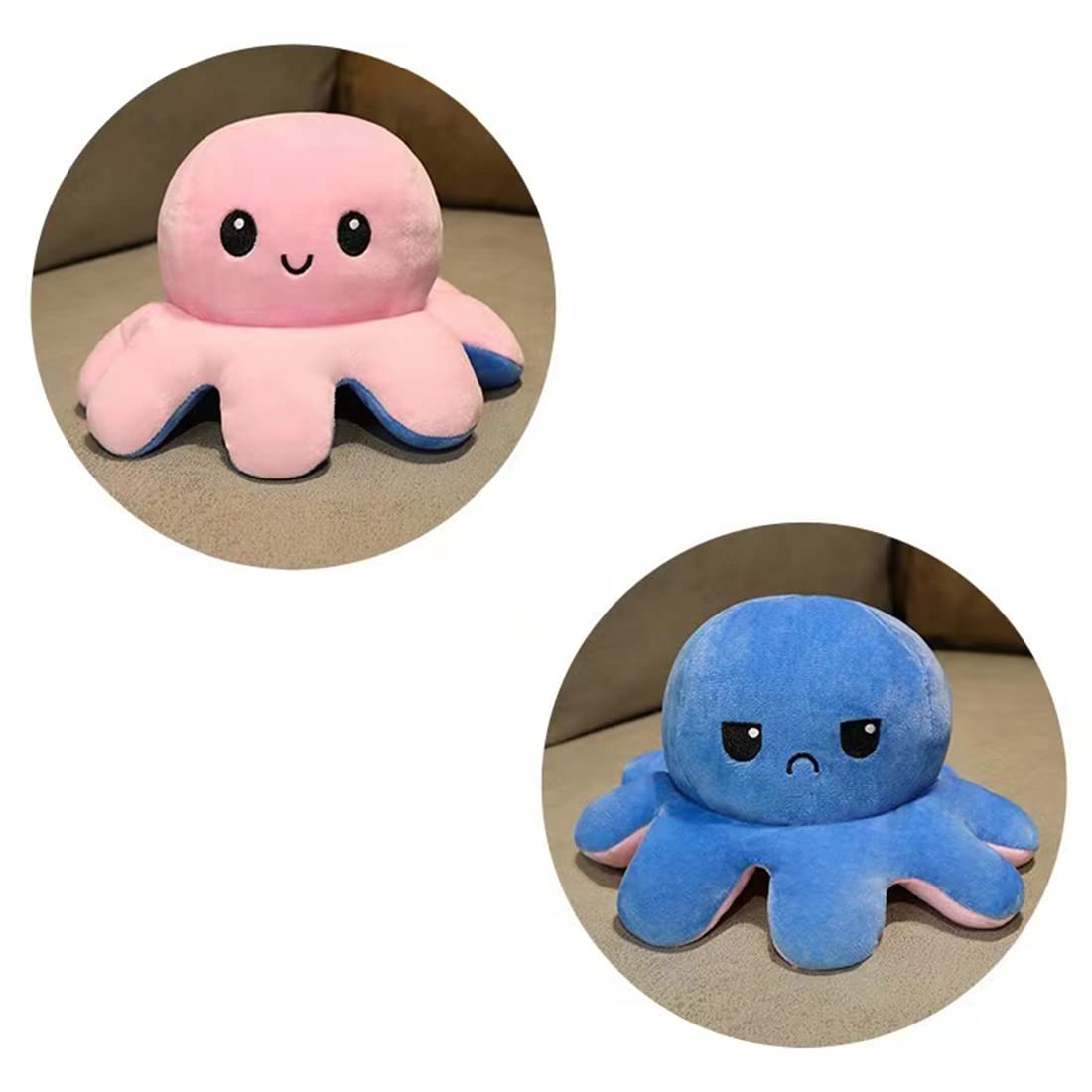 Amazon.co.jp: UOAO タコぬいぐるみ タコ リバーシブルタコの