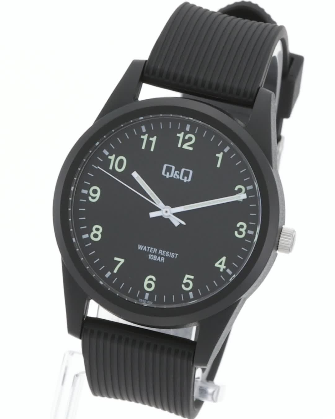 Amazon | [シチズン Q&Q] 腕時計 アナログ 防水 ウレタンベルト VS40