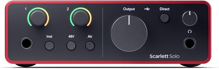 Amazon.co.jp: AudioDeluxe Focusrite Scarlett Solo Studio (第4世代