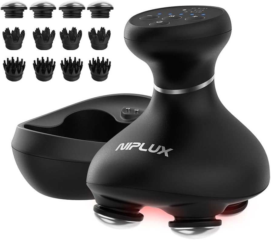 Amazon | 【九州大学博士監修】NIPLUX EMS ヘッドスパ 電動頭皮ブラシ