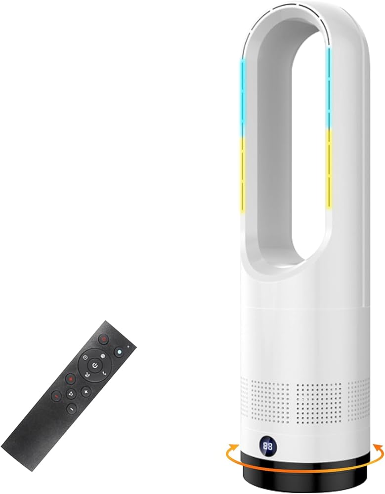 Amazon | セラミックヒーター タワーファン ファンヒーター スリム