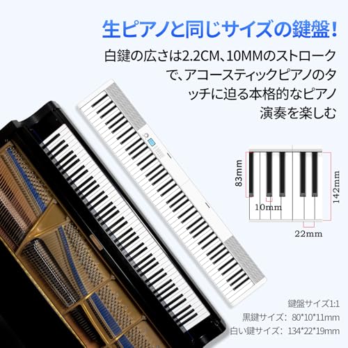 クリスマス限定一台✨TERENCE V30 88鍵盤 MIDI対応 電子ピアノ Amazon