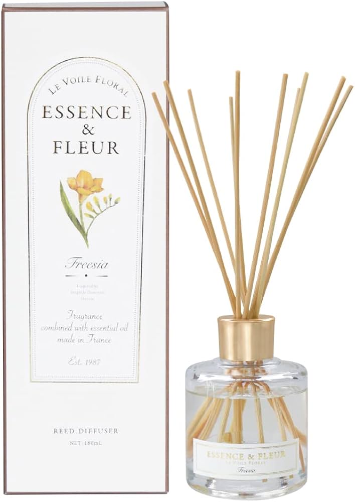 Amazon | LVFリードディフューザー フリージア 180ml リ―ドスティック