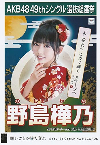 Amazon.co.jp: 【野島樺乃 SKE48 チームS】 AKB48 願いごとの持ち腐れ