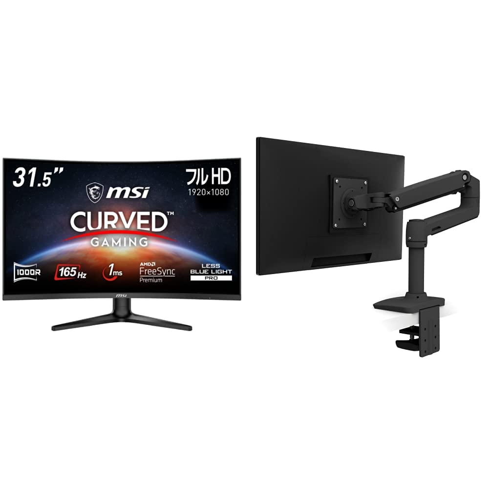 Amazon.co.jp: MSI Optix G321C 湾曲率1000Rゲーミングモニター VA湾曲