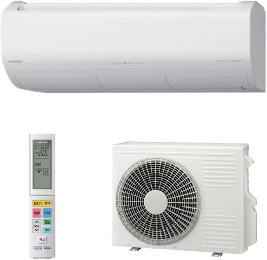 Amazon | 日立 清潔 エアコン 10畳 2.8kW RAS-X28R(W)/SET Premium