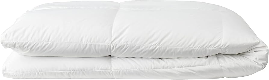 Amazon｜無印良品 グレー羽毛掛ふとん・二層式・薄型/S 44801444｜掛け