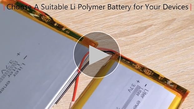 Amazon.com: Liter 3.7V 1200mAh 804040 Lipo Battery Rechargeable